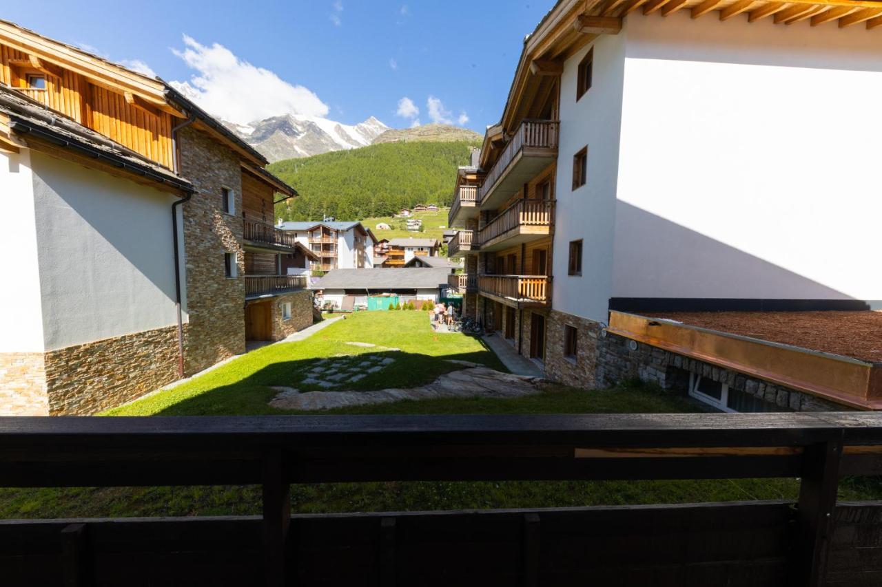Apartmán Haus Slalom Saas Fee Exteriér fotografie