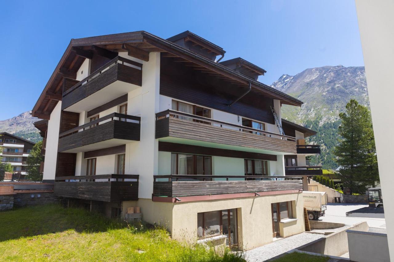 Apartmán Haus Slalom Saas Fee Exteriér fotografie