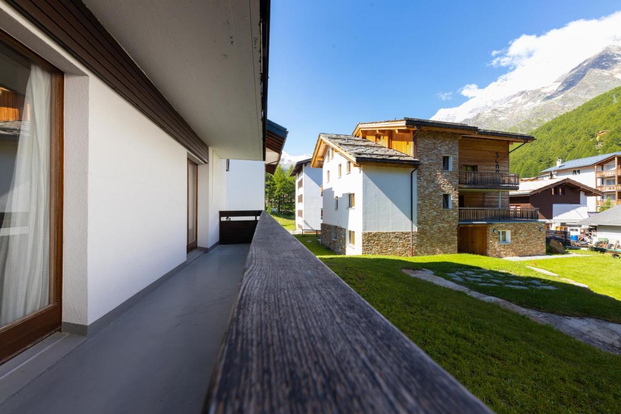 Apartmán Haus Slalom Saas Fee Exteriér fotografie