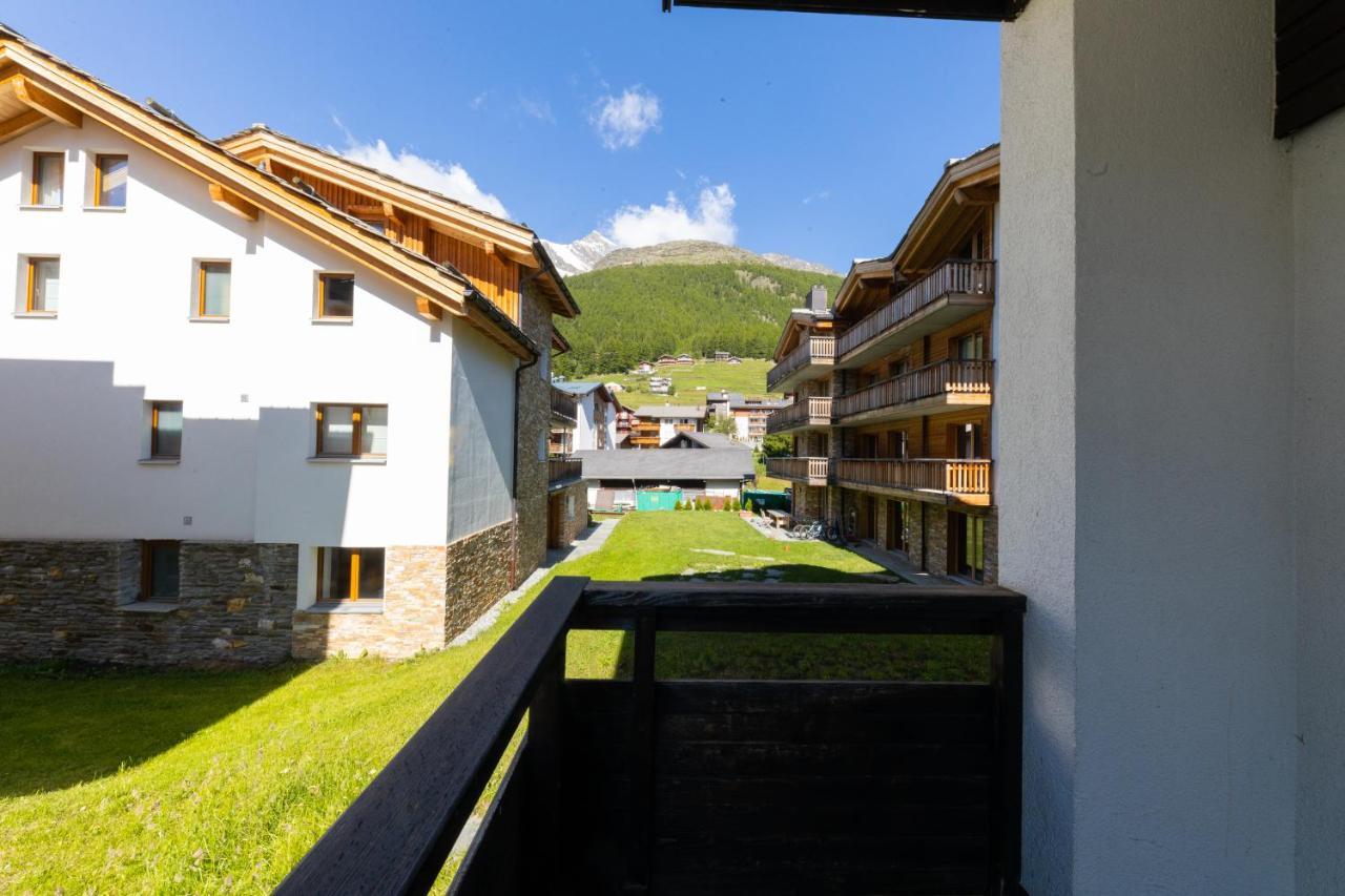 Apartmán Haus Slalom Saas Fee Exteriér fotografie