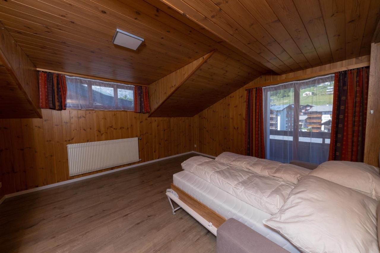 Apartmán Haus Slalom Saas Fee Exteriér fotografie