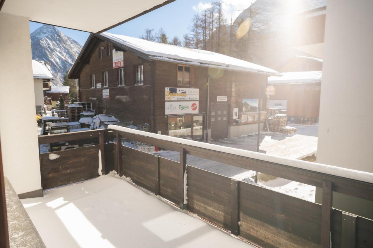 Apartmán Haus Slalom Saas Fee Exteriér fotografie