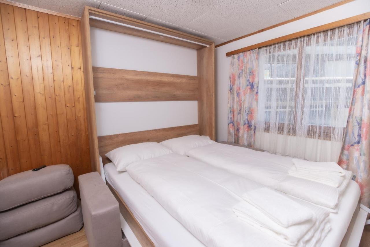 Apartmán Haus Slalom Saas Fee Exteriér fotografie