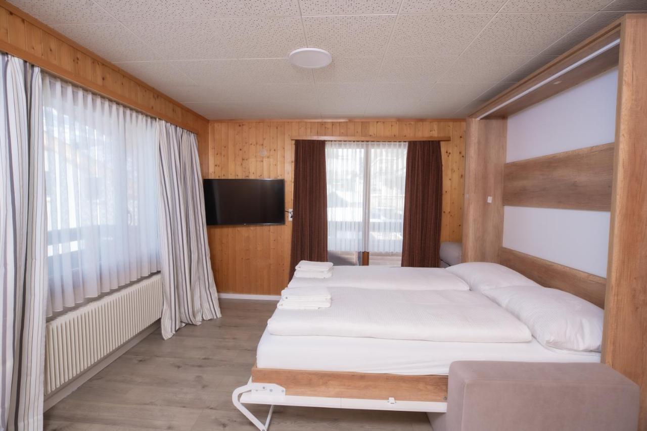 Apartmán Haus Slalom Saas Fee Exteriér fotografie